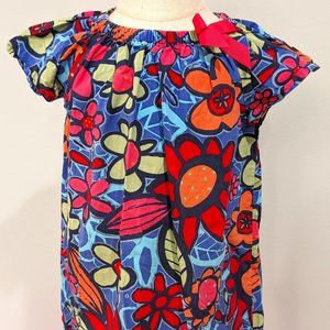 Hanna Andersson floral dress, size 100cm (US size 4)